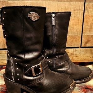 Harley-Davidson Riding Appropriate* Women's 8-Inch Rosanne Waterproof riding bts
